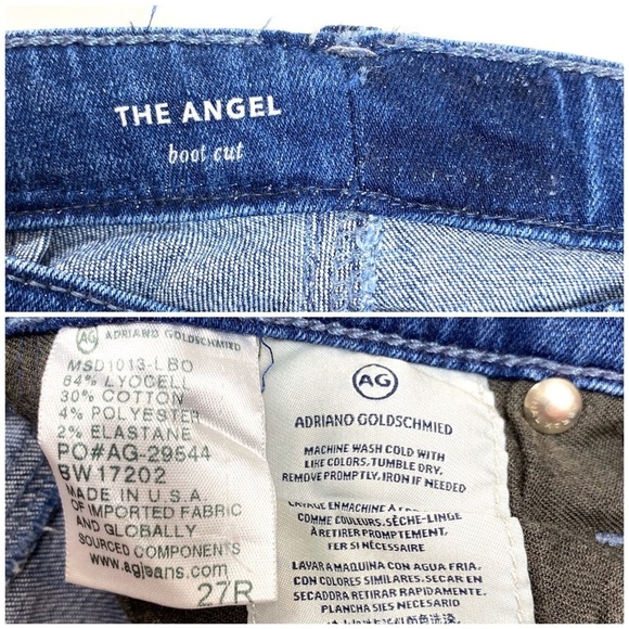 AG Jeans Angel Boot-cut Mid Rise Flare Jeans - Picture 6 of 8
